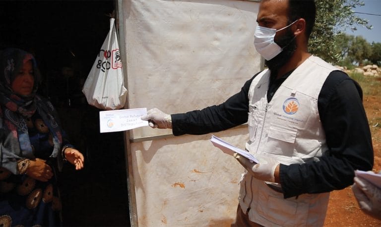 Zakat Islamic obligatory charity campaign visual for Muslim donations