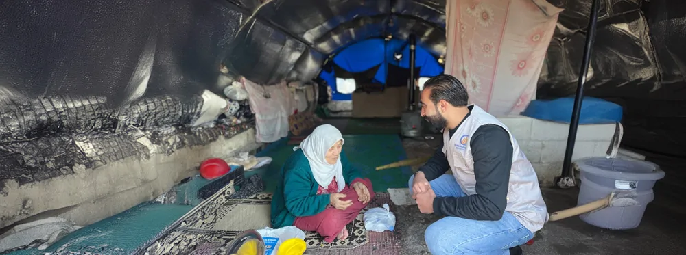 Community iftar meal distribution during Ramadan fasting period