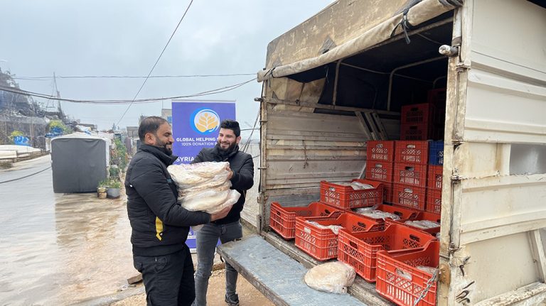 Fresh bread being distributed through Bread For Life community program