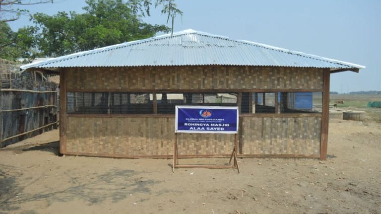 Completed Rohingya masjid serving displaced Muslim community
