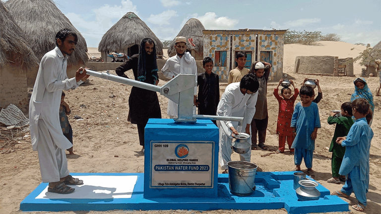 Roh water pump system delivering safe drinking water