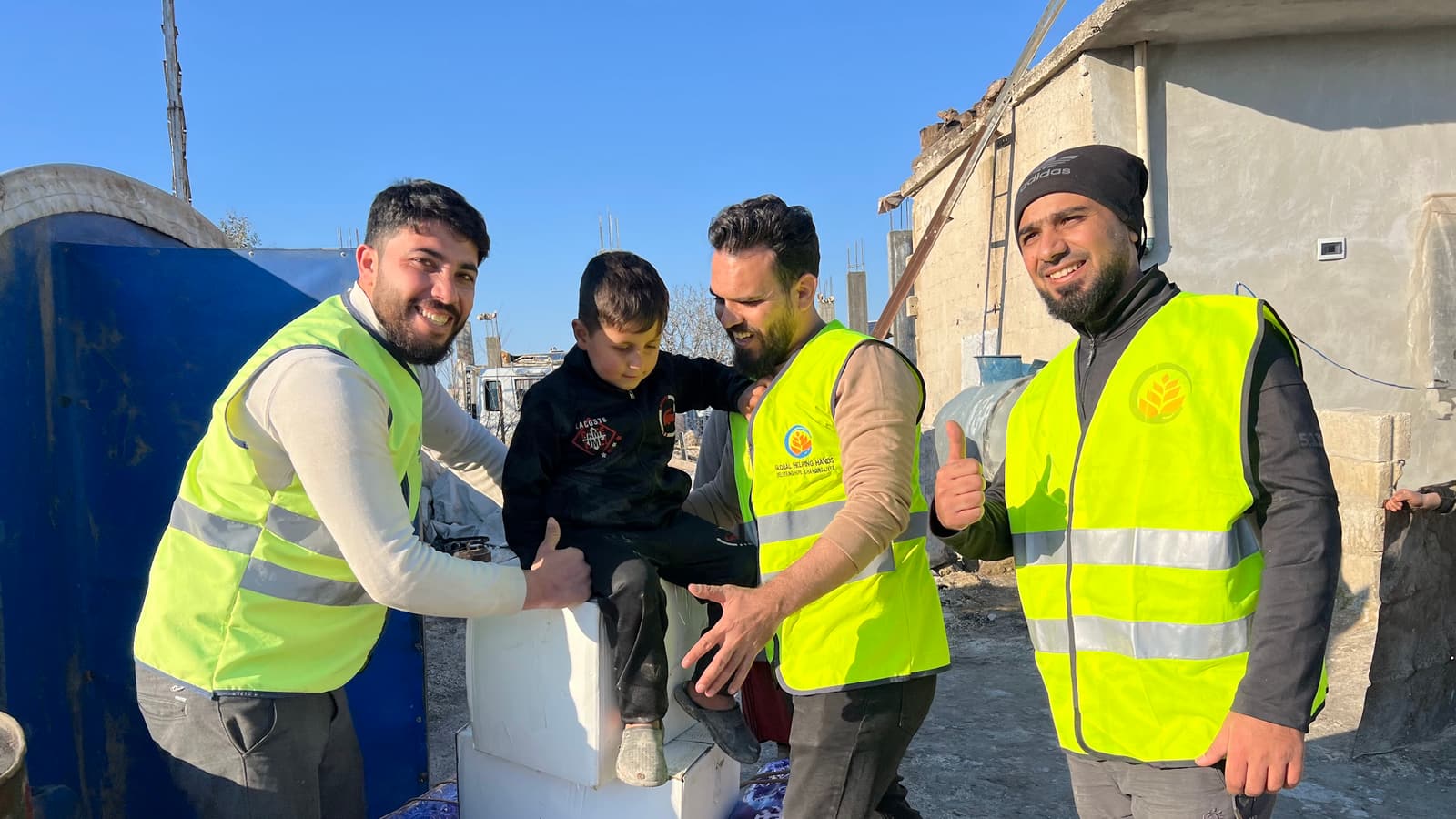 GHH winter packs for Syrian refugee children