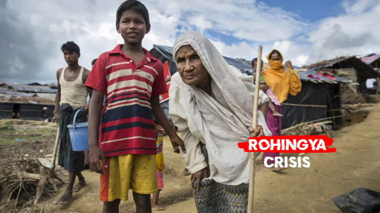 Rohingya refugees in crisis needing urgent emergency aid and assistance