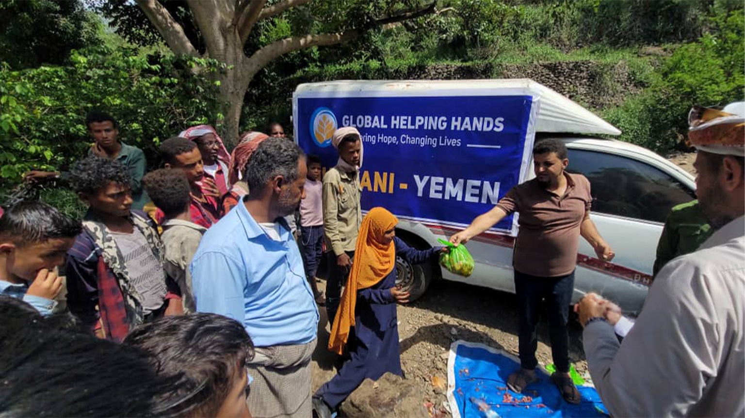 Qurbani meat distribution helping families in Yemen