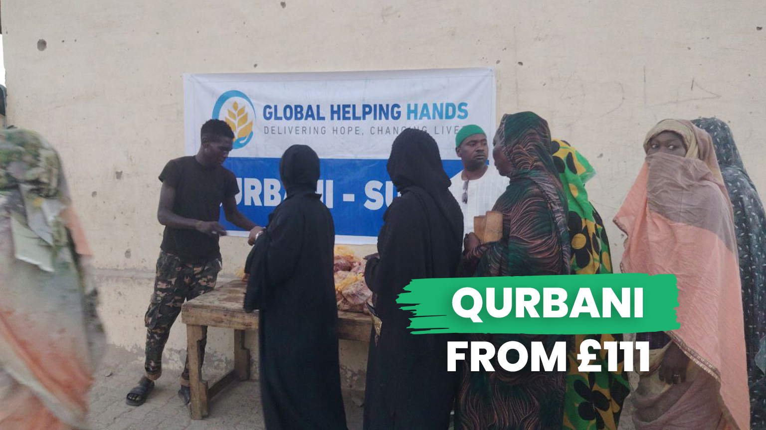 sudan Qurbani meat distribution to families in need in Sudan