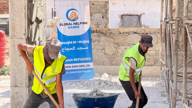 Rebuilding Al Hajjaj Mosque for Syrian refugees