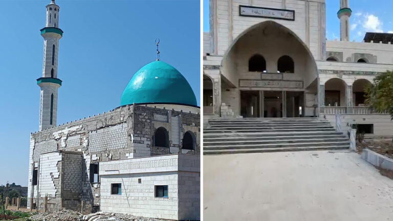 Salah U Deen Masjid requiring reconstruction and repair after damage