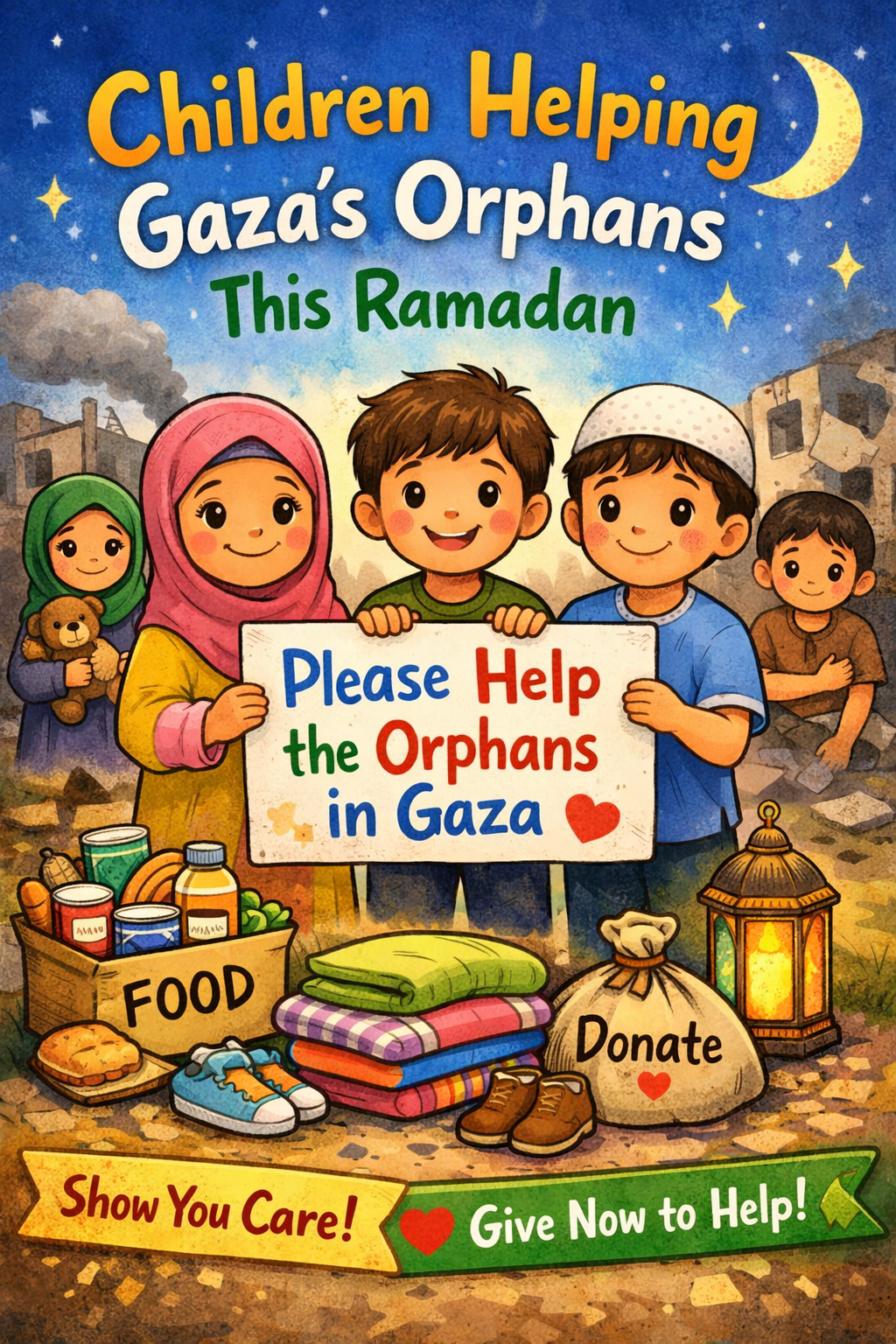 Helping Gaza’s Orphans This Ramadan
