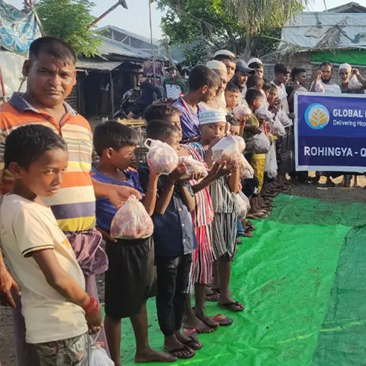 Global Helping Hands aid for Rohingya refugees